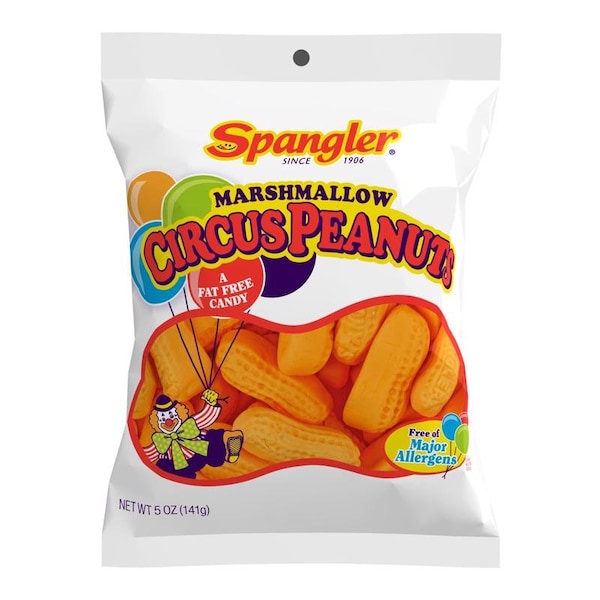 Spangler Spangler Marshmallow Circus Peanuts Banana Candy 5 oz 325 - main